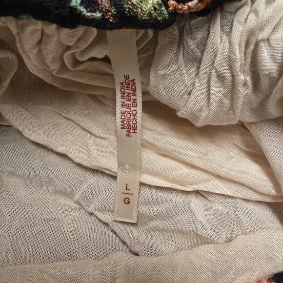 Free People Monarch Maxi Dress Size Womens Large Crochet Halter Neckline Lined - Picture 5 of 6